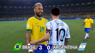 The Day Neymar Jr Showed No Mercy For Lionel Messi \& Argentina