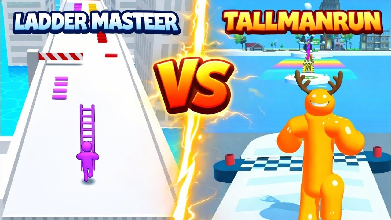 Tall Man Ran VS Ladder Master | Ultimate Run Challenge