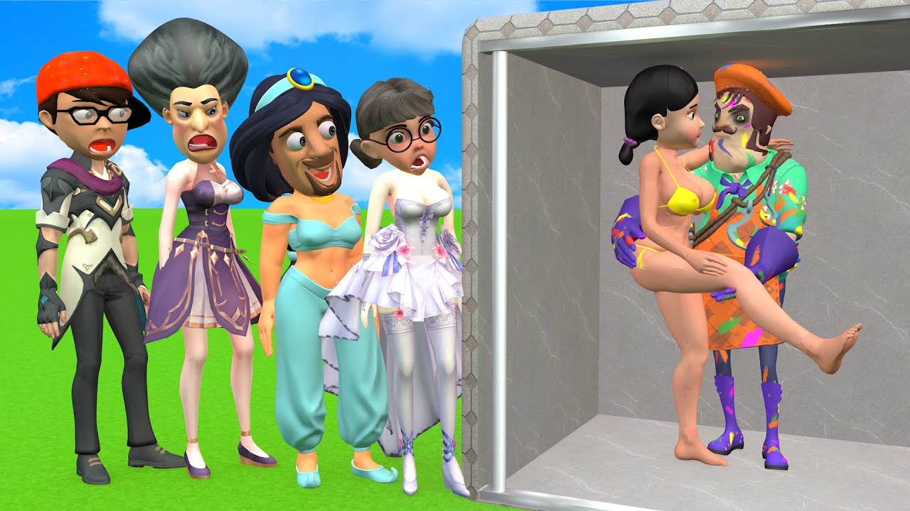 Scary Teacher 3D vs Squid Game Become Superhero Nick Hulk Prison Escape Challenge Who's Worth It