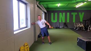 Unity Fitness - Forearm Lateral Wall Press w/Inside Knee March