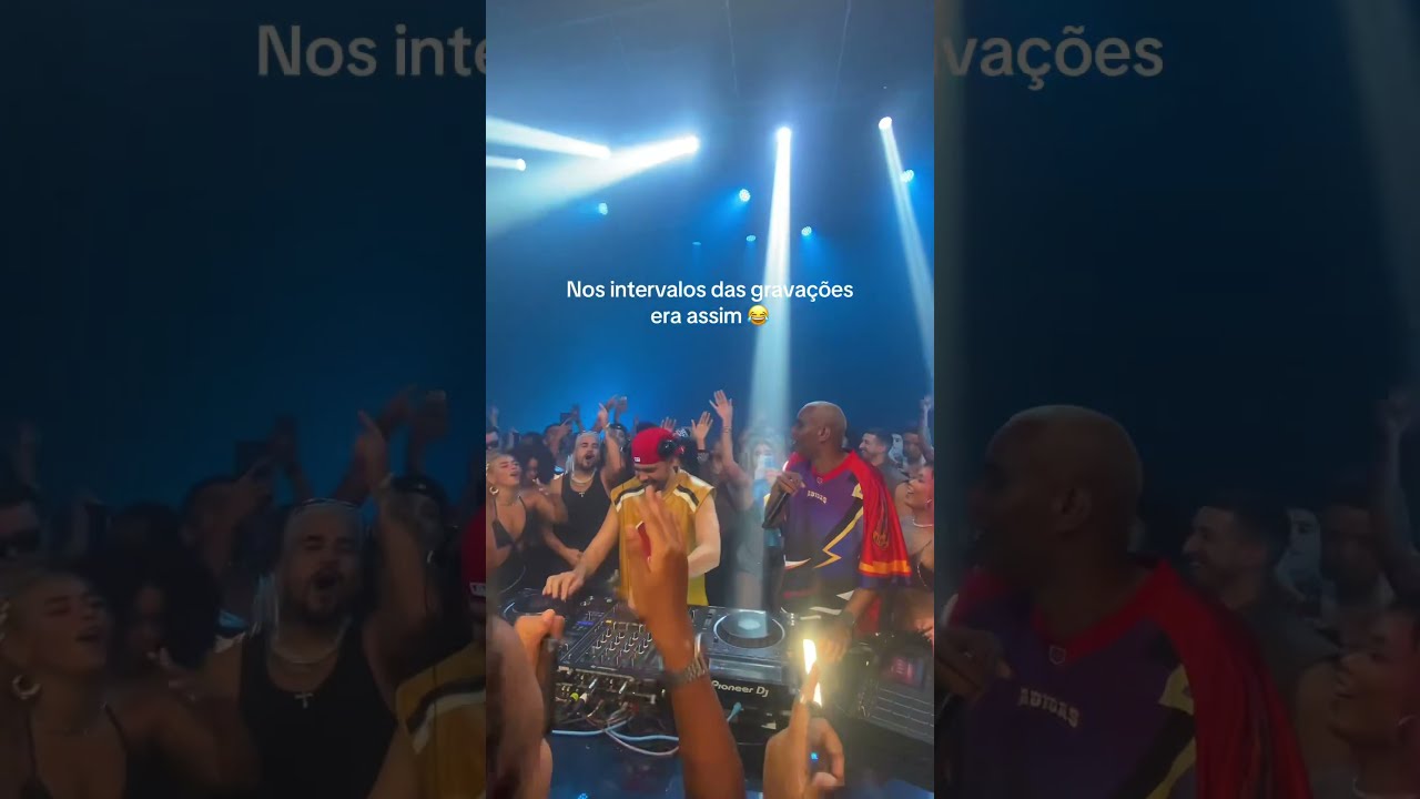 NOS INTERVALOS DAS GRAVAÇÕES ERA MAIS OU MENOS ASSIM KKK