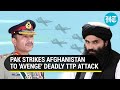 Pak air force attacks afghanistan after deadly taliban raid killed seven soldiers  watch