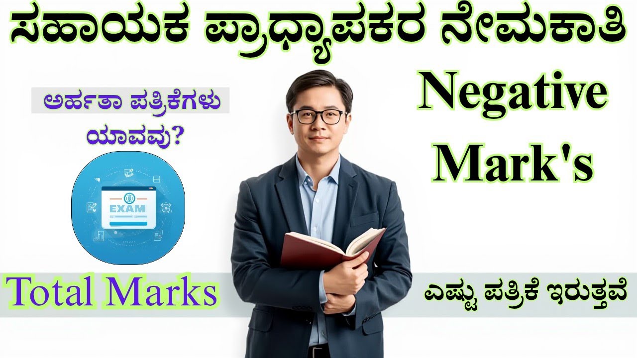 Assistant Professor Exam Pattern | ಎಷ್ಟು ಪತ್ರಿಕೆಗಳು ಇರಲಿವೆ..? | ಅರ್ಹತಾ ಪತ್ರಿಕೆಯಲ್ಲಿ ಎಷ್ಟು ಅಂಕ..?