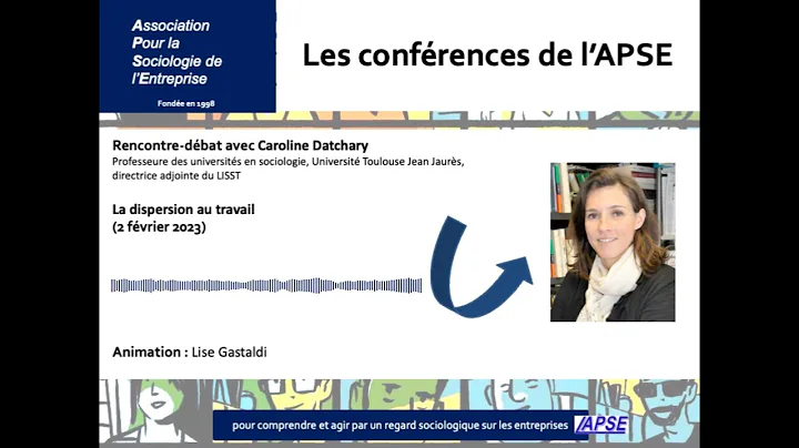 [Podcast]La dispersion au travail (Caroline Datcha...