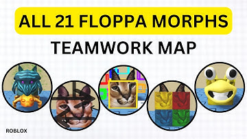 How To Find All Floppas in Teamwork Map | Roblox Find The Floppa Morphs