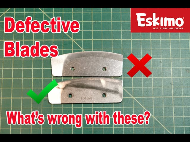 The Eskimo Pistol Bit defective blades 