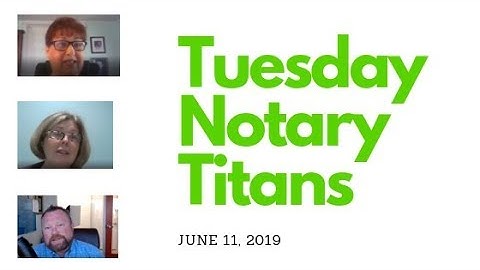 Tuesday Notary Titans- Avoiding Scam Emails, Setting Boundaries, and Making Journal Entries