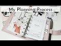 My Planning Process | How I Functionally Use my Planner