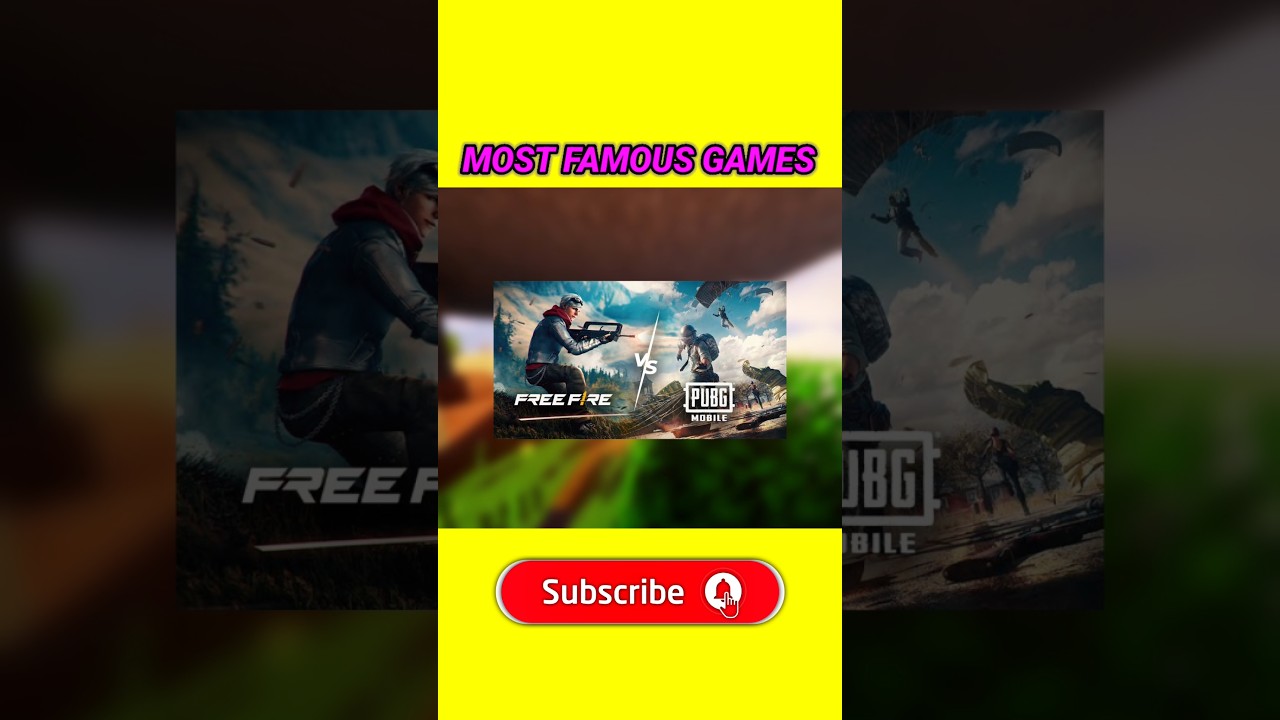 Top 3 most popular game in the world. 