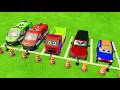 Replay - ALL POLICE AND EMERGENCY TRUCK, EXCAVATOR, CONCRETE MIXER TRANSPORT TO GARAGE - FS22