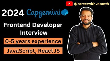 2024 @CapgeminiGlobal frontend interview questions and answers|0-5 year experience| Detailed answer