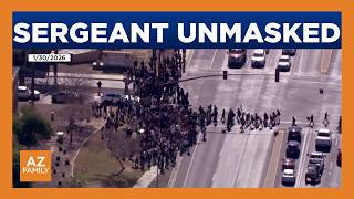 Report: Armed, masked man at Hamilton High protest identified as Phoenix police sergeant