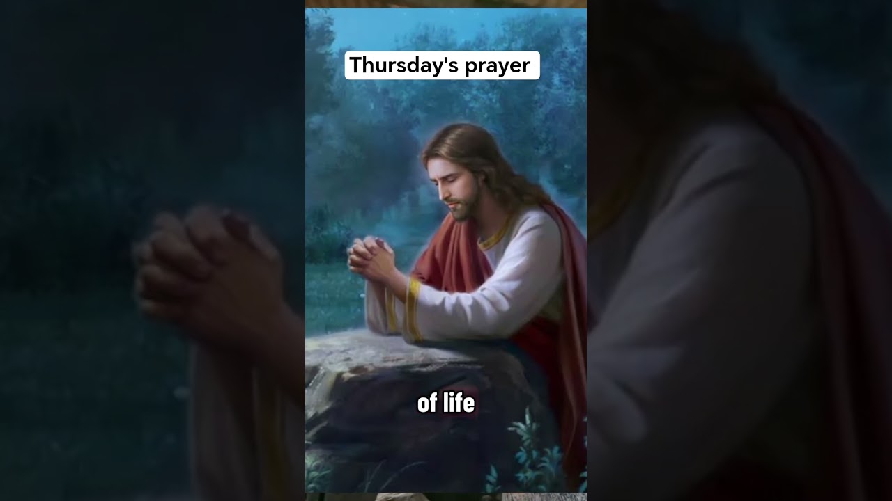 Thursday's prayer 