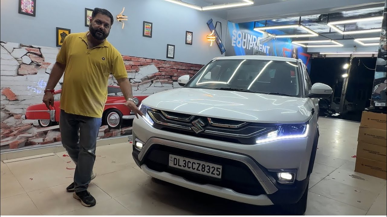 Brezza modified DRL  head lamps | Brezza vxi modified | Brezza modified luxurious | Brezza vxi