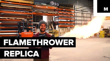 This guy built his own Boring Company flamethrower