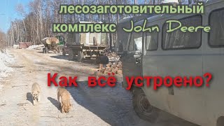 Лесозаготовительный комплекс John Deere. Как всё устроено?