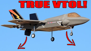 TRUE VTOL RC F-35B Lightning II EDF -- AMAZING!!