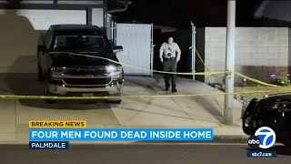 4 men found unresponsive, pronounced dead at Palmdale home