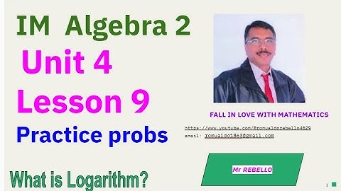 Unit 4 Lesson 9 |Practice Problems | Algebra 2 | Illustrative Mathematics
