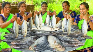 MANJALA PARA FISH FRY | Para fish Fry in Village | Village Style Cooking |Meen Varuval #villagebabys