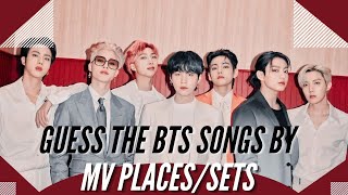 {BTS GAMES} - GUESS THE BTS SONG BY MV PLACES / SETS screenshot 2