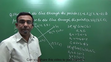 Class 12 Maths Three Dimensional Geometry NCERT Exercise 11.2 Q2 R B Classes
