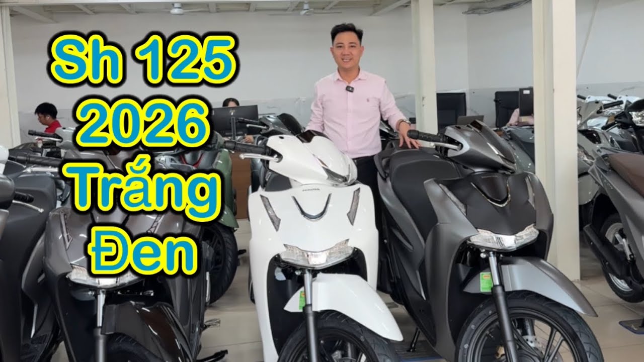 Sh 125 2026 mẫu mới màu trắng sporty quá hot - Nam hihi