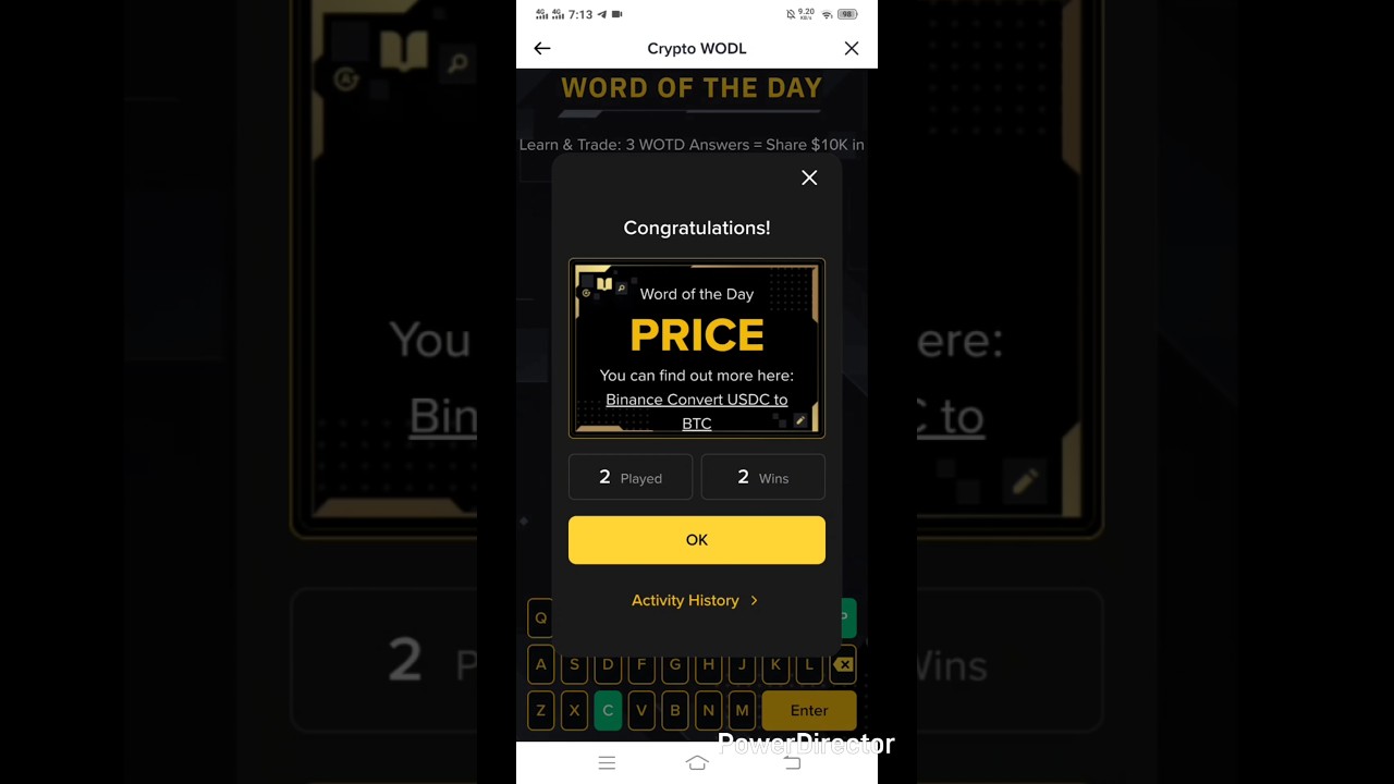 🚀Today's Binance WOTD | Theme Binance Convert | 5 word letters | All Answers ✓