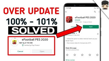 How to solve over update in pes 2020 mobile (update problem)