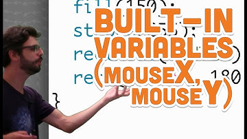 3.2: Built-in Variables (mouseX, mouseY) - Processing Tutorial