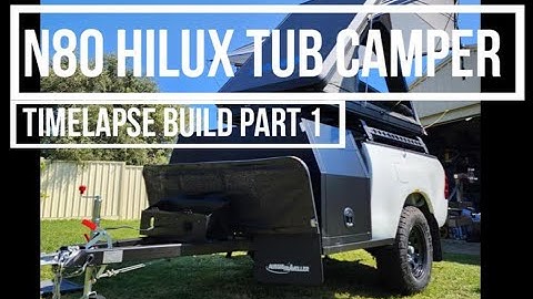ULTIMATE UTE TUB CAMPER TRAILER BUILD PART 1