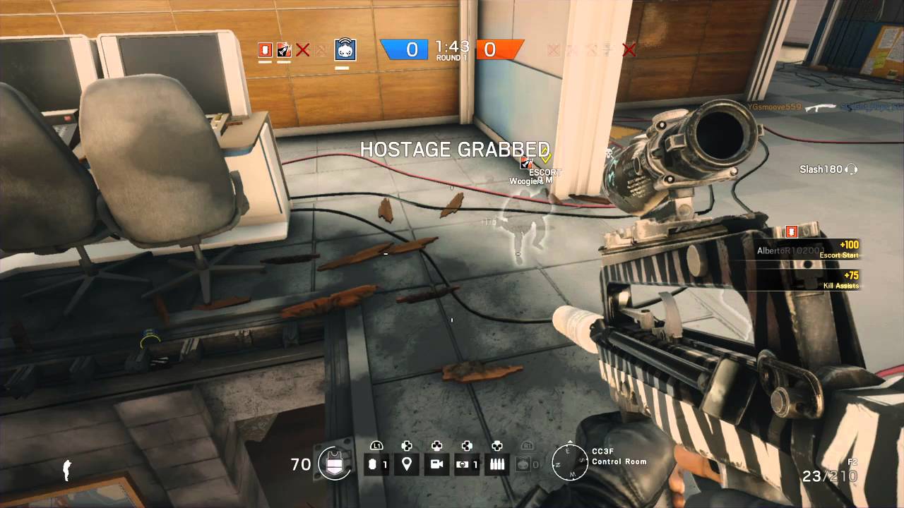 Tom Clancy's Rainbow Six® Siege: Twitch shock drone kill