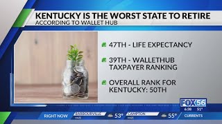 Study: Kentucky is 2024's worst state to retire