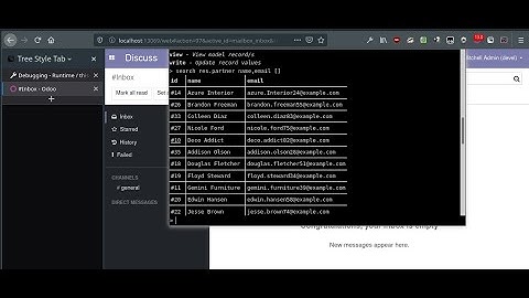 Odoo Terminal - A Useful Firefox Extension For Odoo Developers
