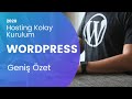 Wordpress 2020 Hosting Kolay Kurulum, Geniş Özet