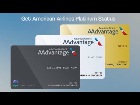 Como obter o status de platina com a American Airlines