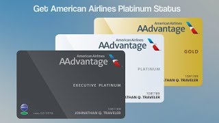 How to get platinum status with American Airlines