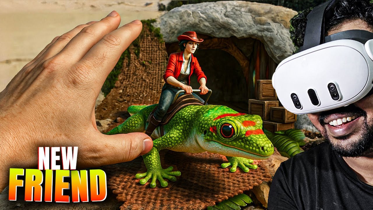 WE GOT A NEW PET IN OUR VR TOWN 😱