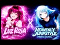 LUZ ROJA X HEAVENLY JUMPSTYLE Slowed Bass Boosted Mashup Audio Edit 