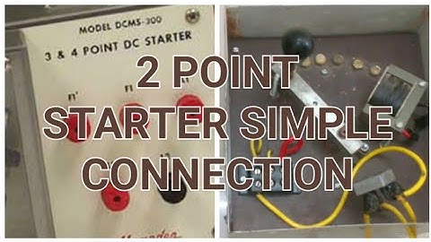 2point starter with series motor connection diagram