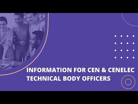 TBO training 2021 - Understanding the CEN standardization process (part 1)