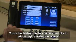 CapTel 2400i: Adding a Contact