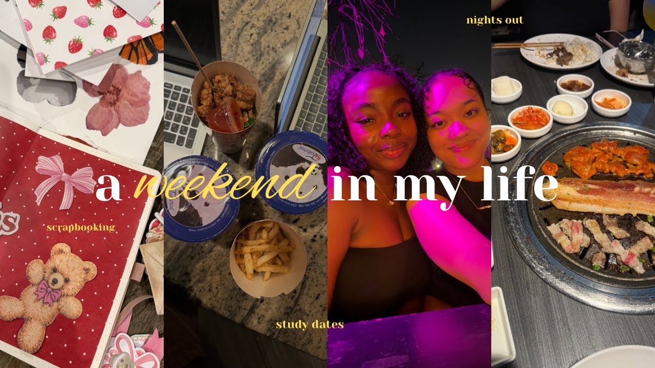 weekend vlog | nights out, scrapbooking, prepping for march & more 🍀
