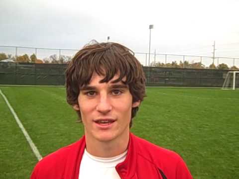 Central College men's soccer player Brett McKenzie