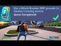 Use a Shield Breaker EMP grenade to disable a moving vehicle Fortnite