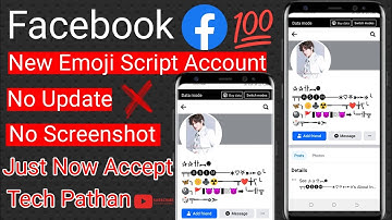 Script name emoji Facebook id | no update no screen shot | new method 2023 to 2024 #youtube #video