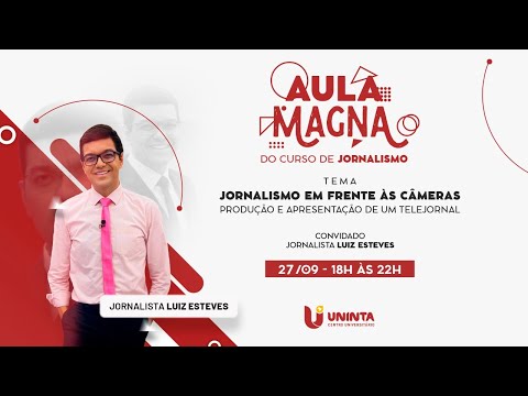 Aula magna do curso de Jornalismo