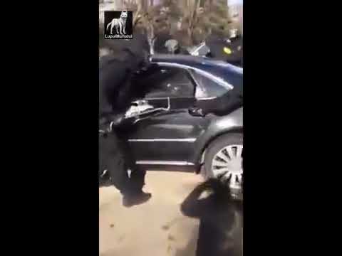 لحظة القبض على مجرم خطير في روسيا