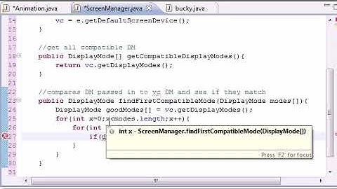 Java Game Development – 15 – Finding Compatible Modes