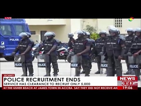 Police Recruitment Ends: More than 100K applicants will have to try again some other time